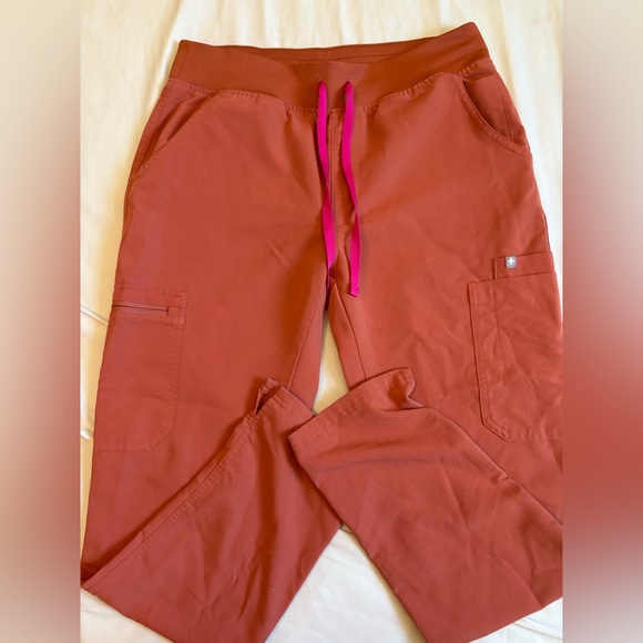 Figs women’s scrub set terracotta - Picture 2 of 7